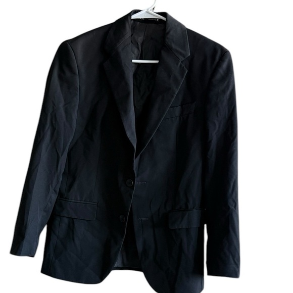 ZARA Black Two Buttons Closure Blazer Size Small - Picture 4 of 16